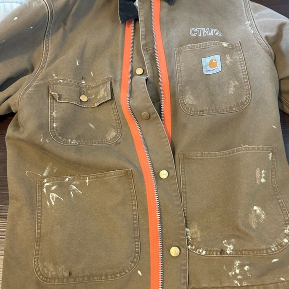 heron preston x carhartt jacket - Picture 2 of 5
